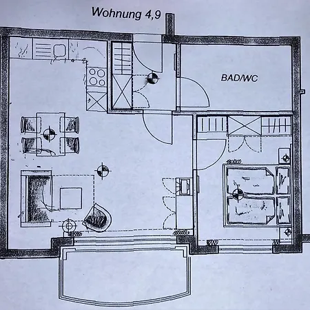 Апартаменты Juliane In Der Zum Kronprinzen Direkt Gegenueber Der Saarow Therme